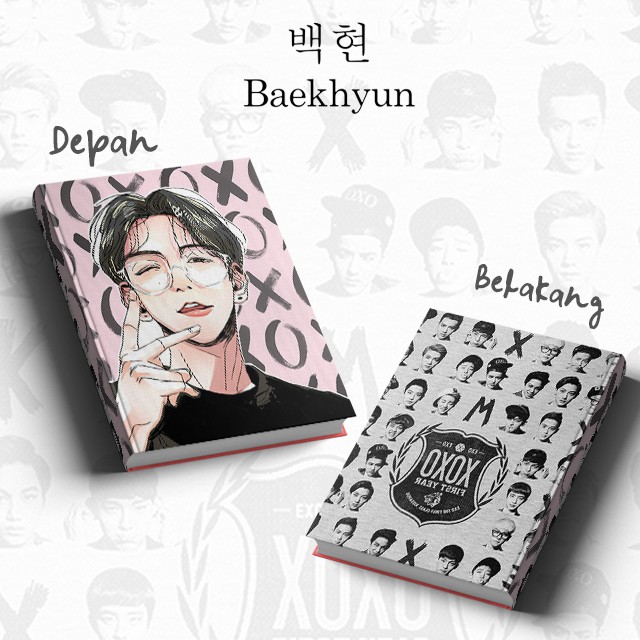 

EXO / Baekhyun / Buku Catatan / Buku / KPOP / Buku tulis / Notebook