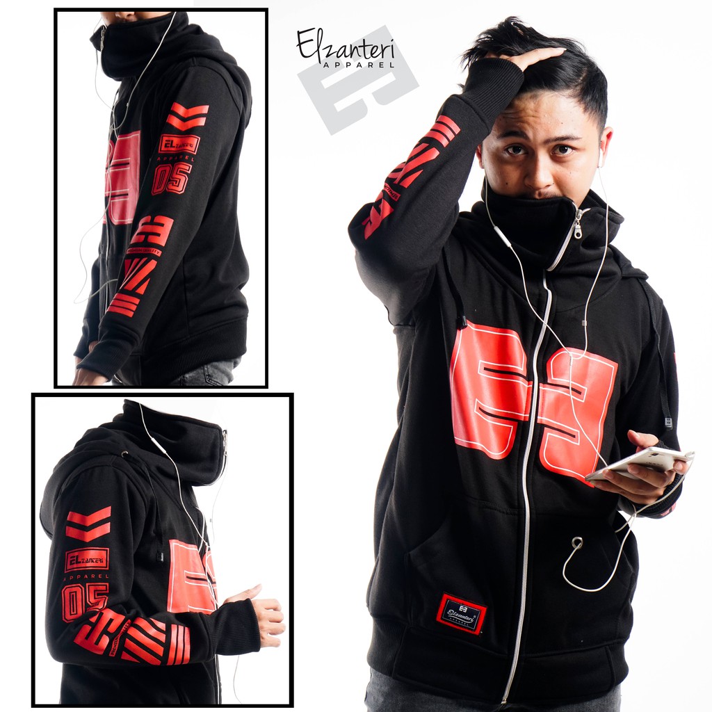 JAKET pria HOODIE ZIPPER HARAKIRI