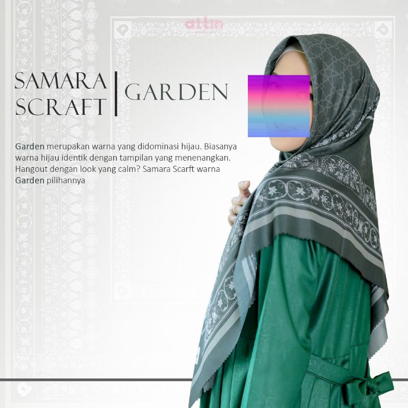 Samara Scraft Jilbab Segi Empat By Attin