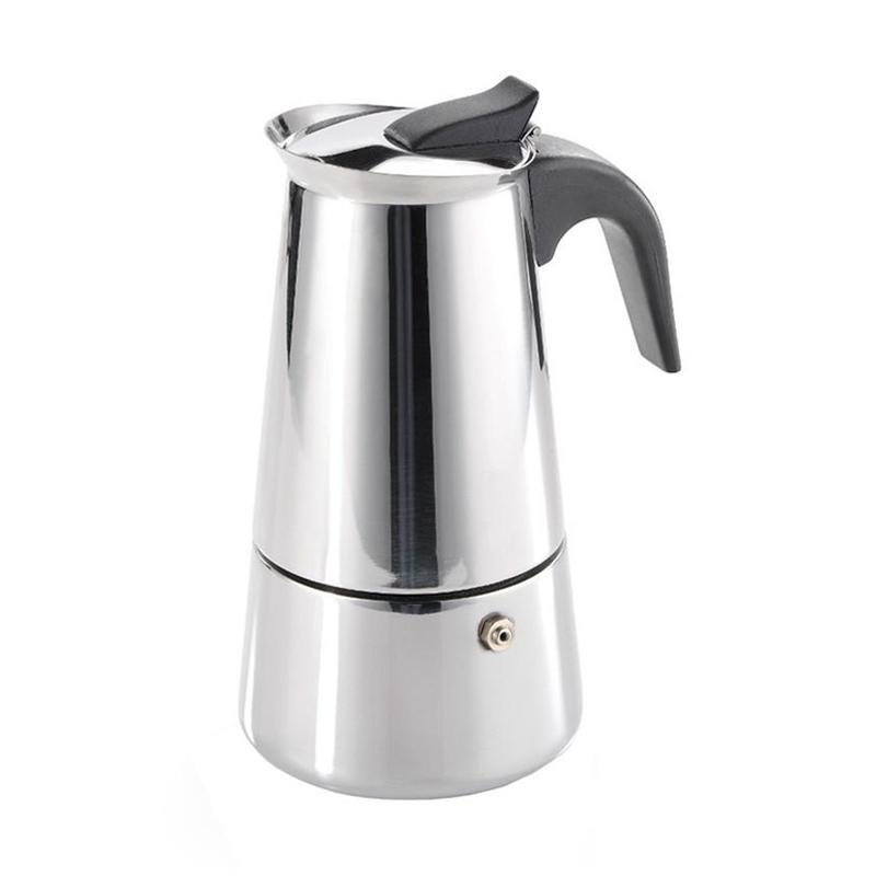 CYPRUZ Espresso Maker Stainlish 4 Cups CM 0144K - Pembuat kopi