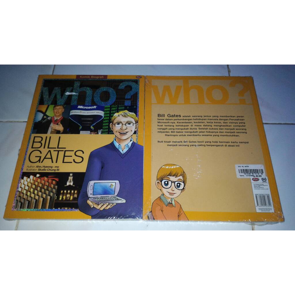 Jual Komik Biografi Who Bill Gates Microsoft Windows Life Without Walls Shopee Indonesia 1658