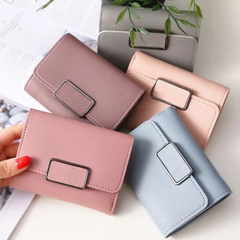 ( GS ) DOMPET WANITA / DOMPET LIPAT WANITA RECTANGLE LIST