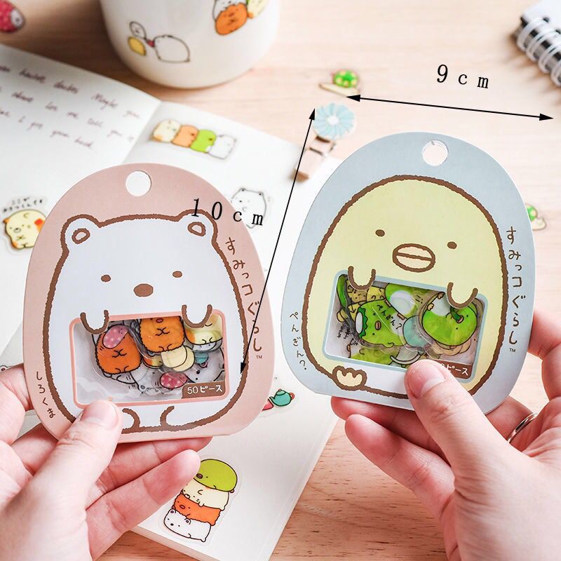 imoda 50Pcs/bag Stiker Lucu Jurnal Serpihan Scrapbooking DIY Label Dekoratif Diary Alat Tulis Album Stiker-2