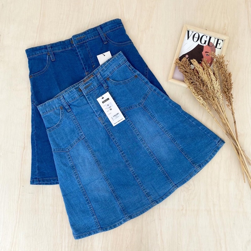 Jual Rok Jeans Cewek Shopee Indonesia