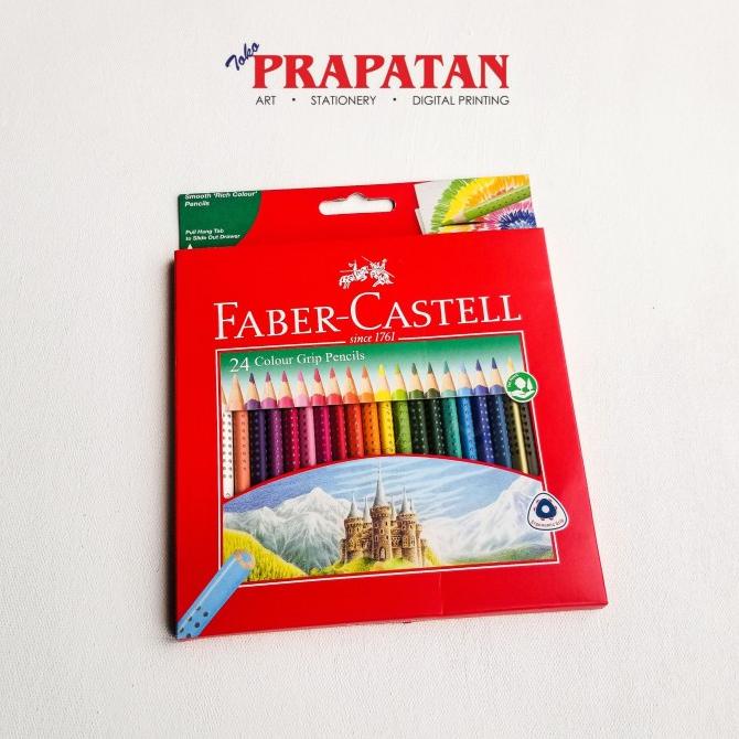 

Faber Castell Classic Color Grip Pencils 24 Warna 116253/ Pensil Warna