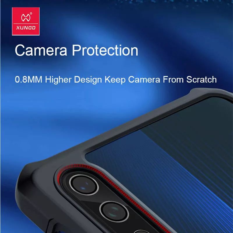 FREE TEMPERED GLASS FULL LAYAR XIAOMI REDMI NOTE 7 SOFTCASE ARMOR TRANSPARAN REDMI NOT 7 BACK COVER