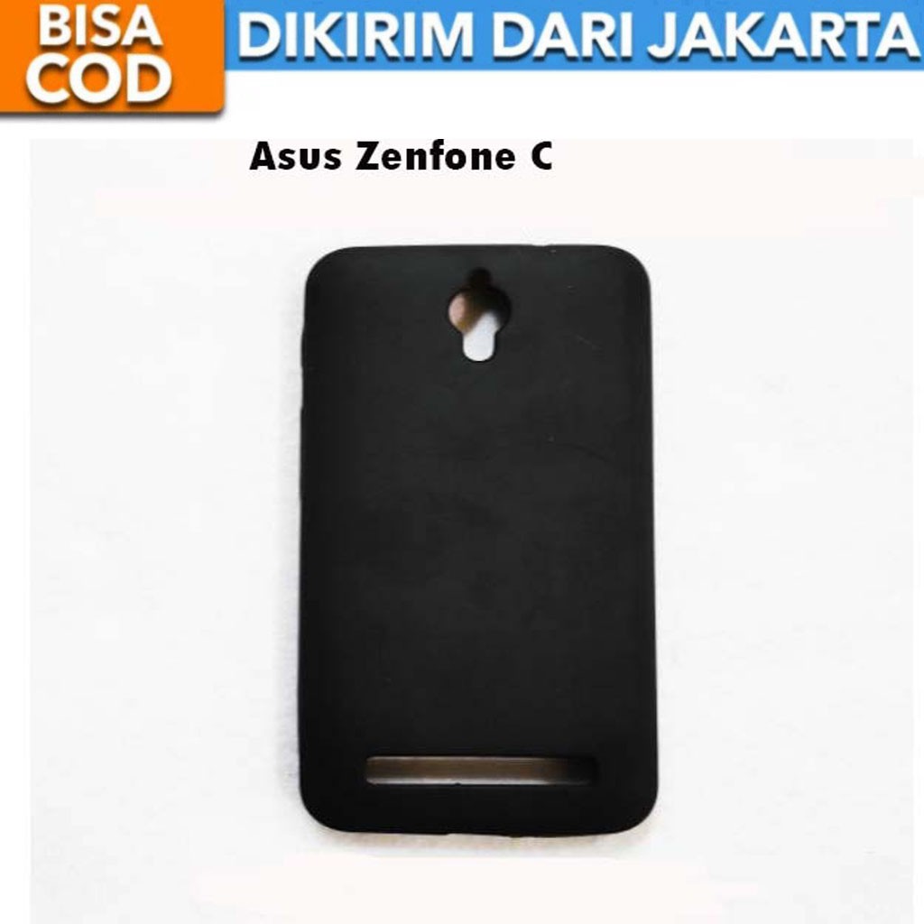 Darknight Asus Zenfone C | Slim Case Black Matte Softcase Premium Baby Skin - Hitam