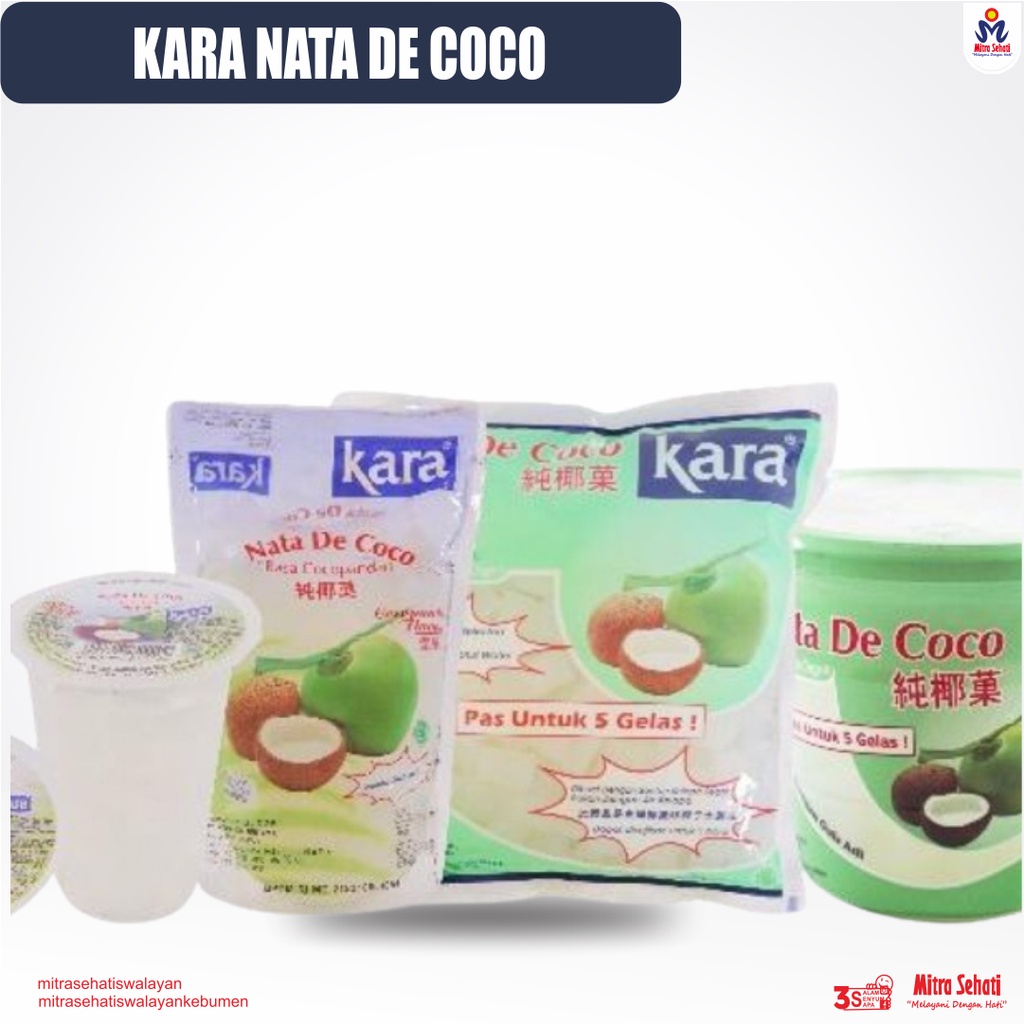 

KARA NATA DE COCO 360gr / KING COCO CUBES 235gr / SARI KELAPA [ Mitra Sehati Swalayan ]