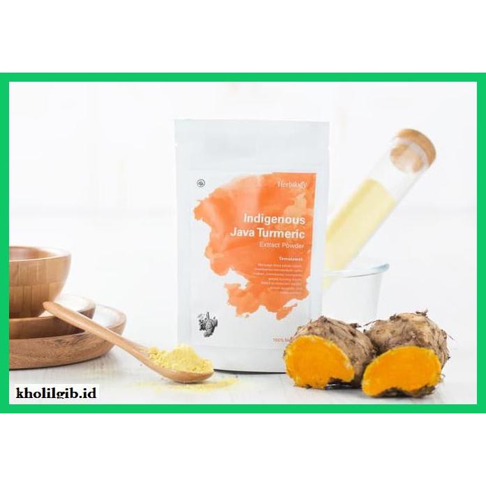 

lanoisidartdrink- herbilogy indigenous java tumeric extract powder (temulawak) - 100 gr -asliii-