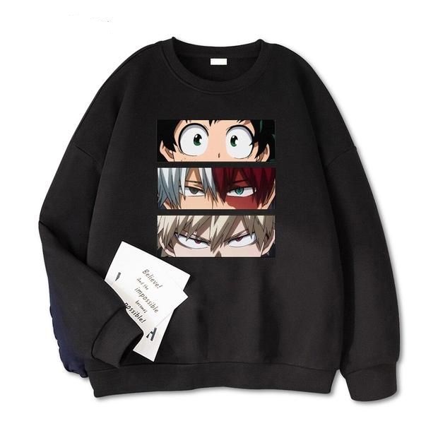 Sweater Basic Crewneck BEST CHARACTER Anime MY HERO ACADEMIA