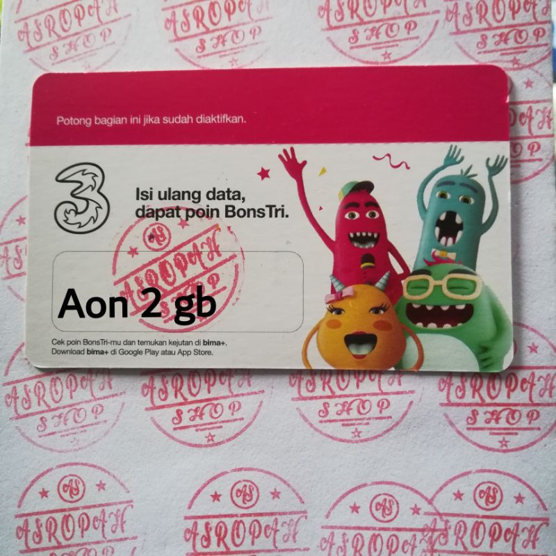 voucher Tri aon 2 gb
