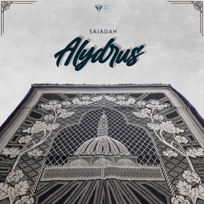 Sajadah Alydrus Lebar | Sajadah Travel Dewasa | Souvenir Oleh Oleh Haji Umroh