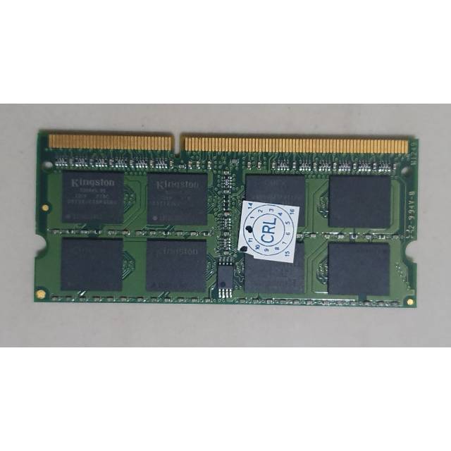Kingston RAM DDR3 PC3-12800 8GB 1.5volt (second/bekas) Memory Laptop