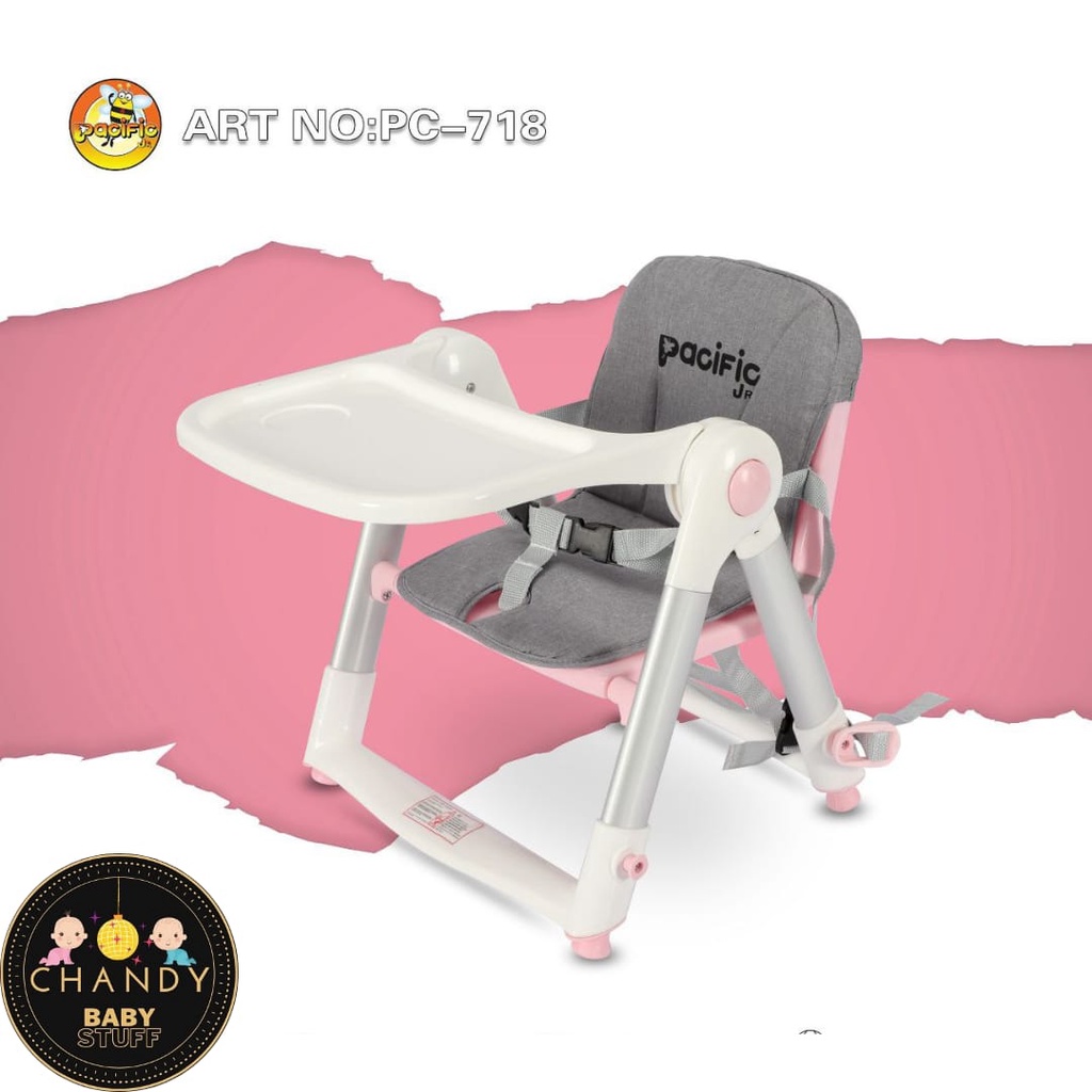 KURSI MAKAN BAYI FOLDING BOOSTER SEAT ALLOY PC 718 PACIFIC