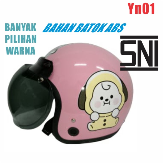 MURAH!!! HELM BOGO RETRO DEWASA YN05 CHIMMY TATA KOYA RJ CHOOKY