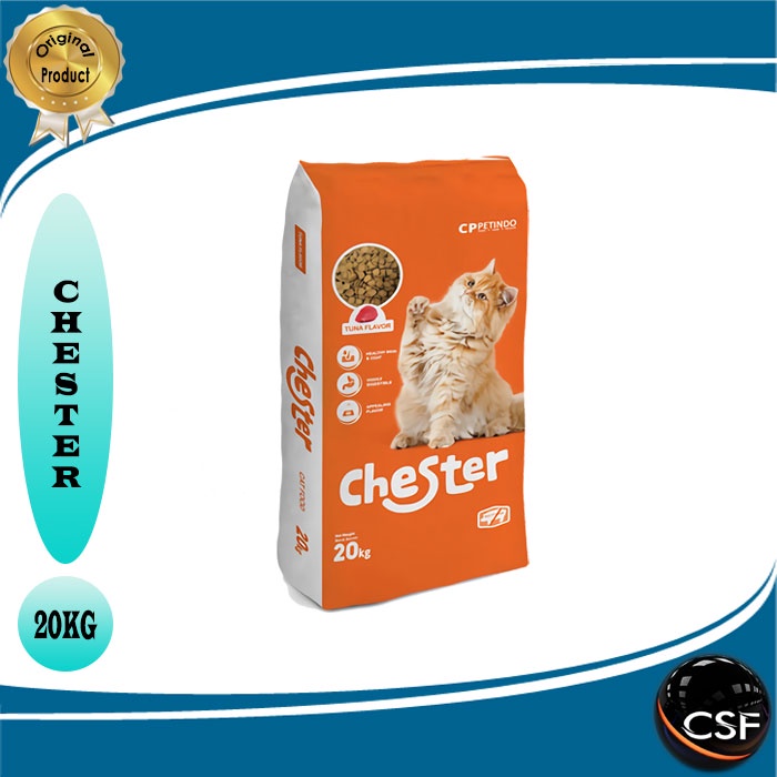 Makanan kucing Chester Tuna Cat Food 20 kg Grab gosend