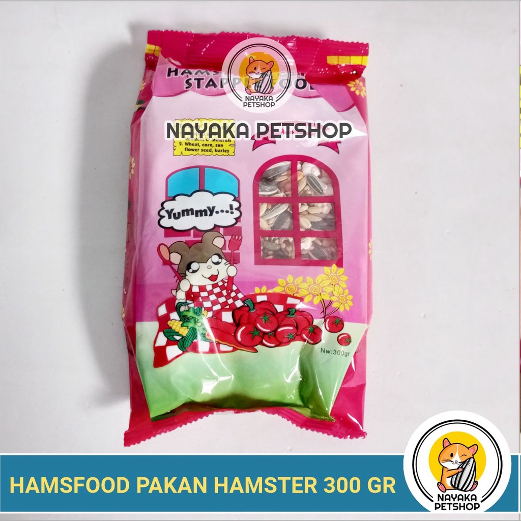 Hamsfood 300 gr Makanan Hamster Pakan Hamster Racikan