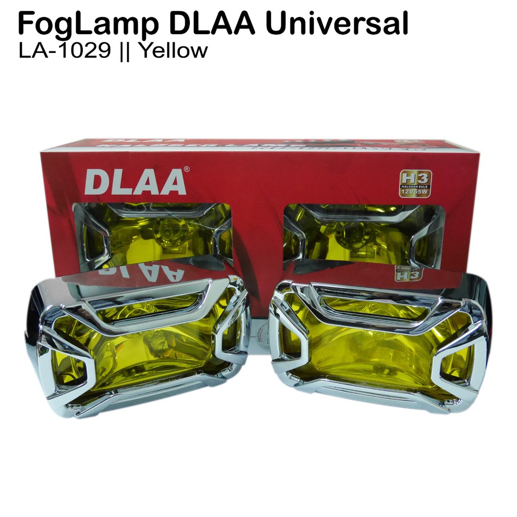 FOGLAMP LAMPU KABUT MOBIL KOTAK - UNIVERSAL - DLAA LA 1029