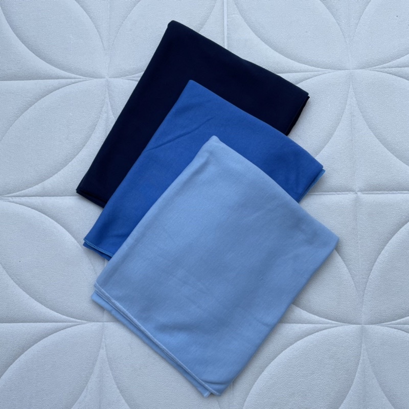 PROMO 7.7 3 Pcs Pernel Bayi Seri Biru/ Bedong Bayi Ukuran 90x110cm Dnw Baby Collection