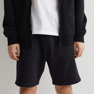 Celana Pendek Hitam Pria / Celana Pendek Katun Pria / Celana Pendek Pria Distro