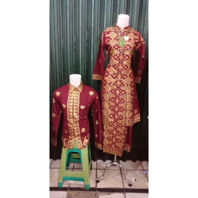 SETELAN BAJU SONGKET PALEMBANG