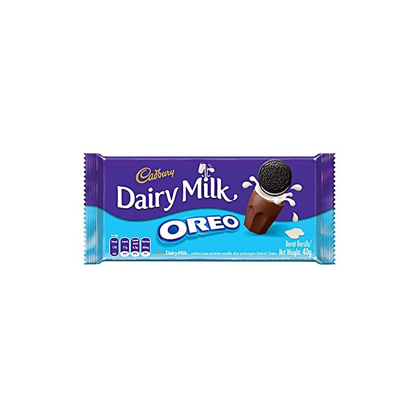 

CADBURY DAIRY MILK OREO 40 gr