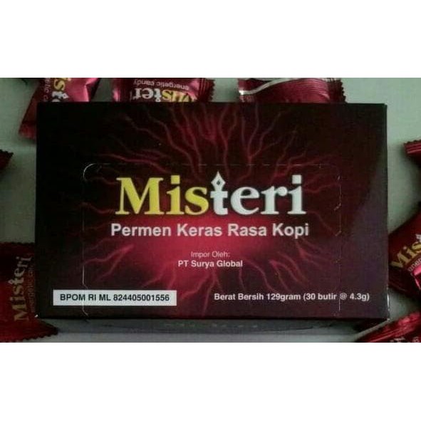 

hot falsh sale Good Quality Misteri Ginseng & Coffee Energetic Candy (Permen Kopi)