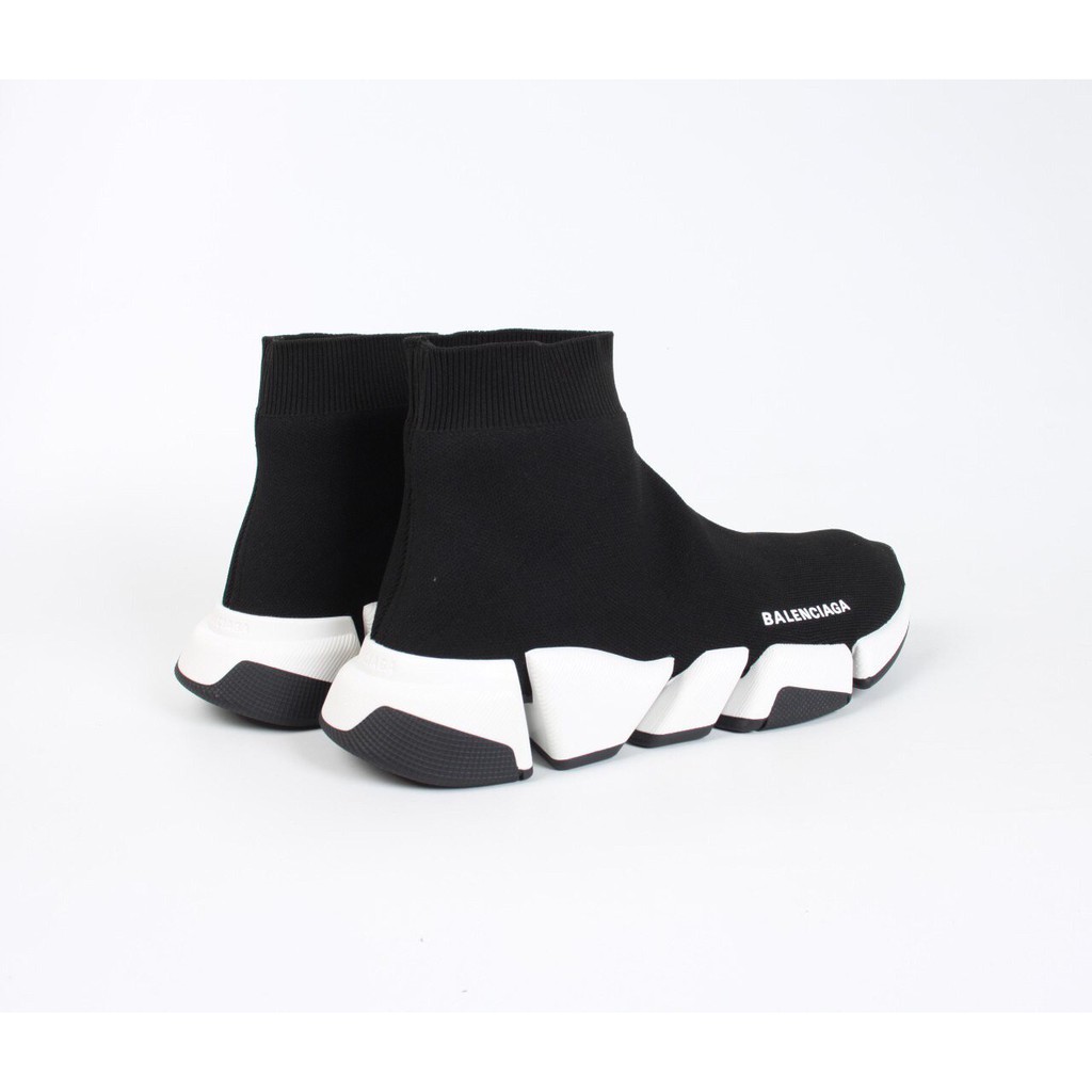 Blenciaga Speed Trainer 2.0 Black White 100% Authentic