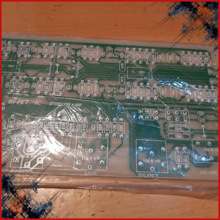 PCB Tone Control Bifet Bi-Fet Bi Fet TL084 TL 084 TL074 TL 074 phono