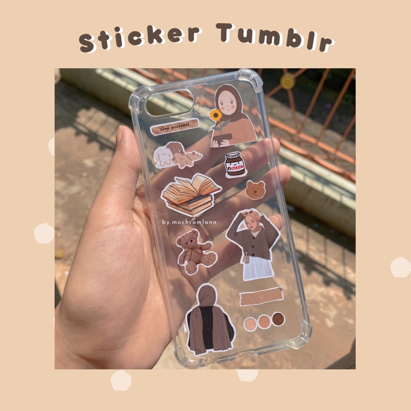 sticker muslim aesthetic/ stiker hp/laptop / stiker jurnal/ sticker tumblr