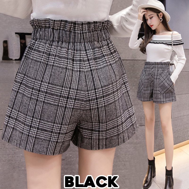 KARAKOREA 311 Banding Tweed Short Pants/Korean Short Pants/Celana Pendek