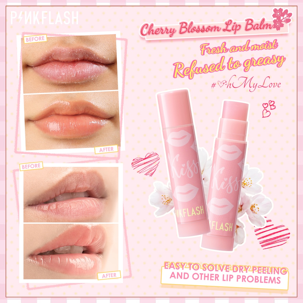 PINKFLASH FRESHY LIP BALM LASTING MOIST LASTING MOISTURIZING HYDRATION - PINKFLASH PELEMBAB BIBIR BPOM