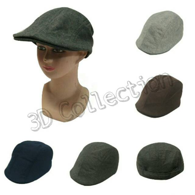 Topi Pet Anak / Flatcap / Newsboy Pet Bahan Kaos