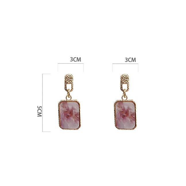 LRC Anting Tusuk Fashion Alloy Geometric Earrings F75396