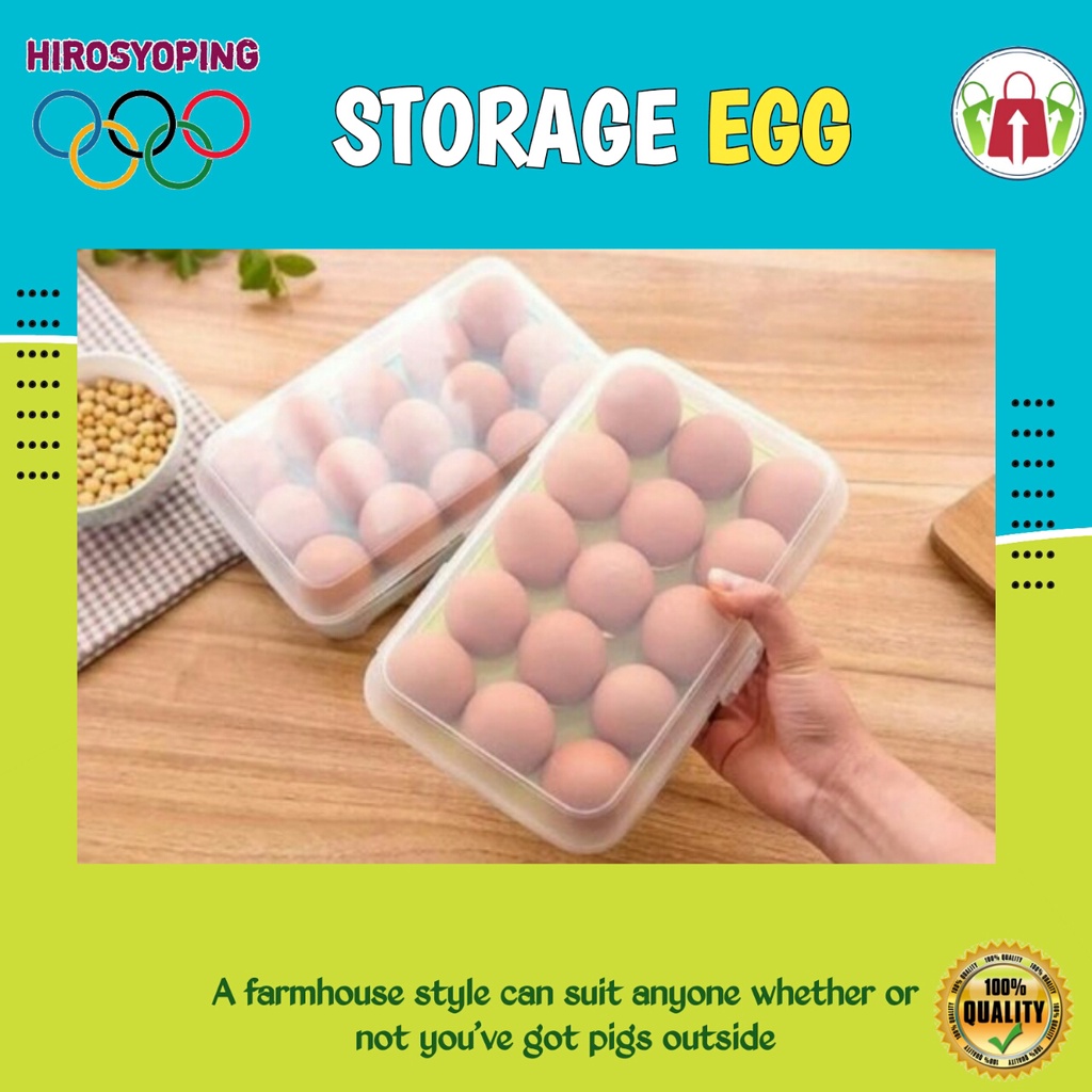 Kotak Simpan Telur C41 Tempat Penyimpanan Telur Rak Telur Plastik Egg Box