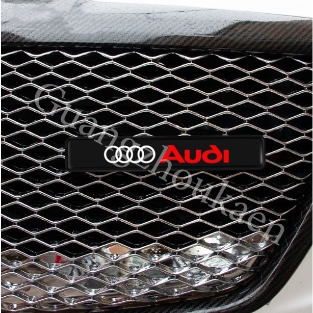 Audi Lampu LED Logo Untuk Dekorasi Kap Depan Mobil A4 B6 B5 B8 A6 A3 TT MK2 MK1 Q7 Q5