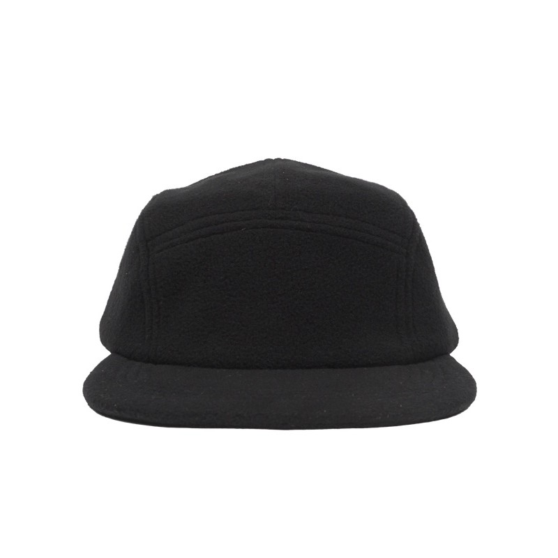 Easthood Polar Topi 5 Panel Wol Hitam