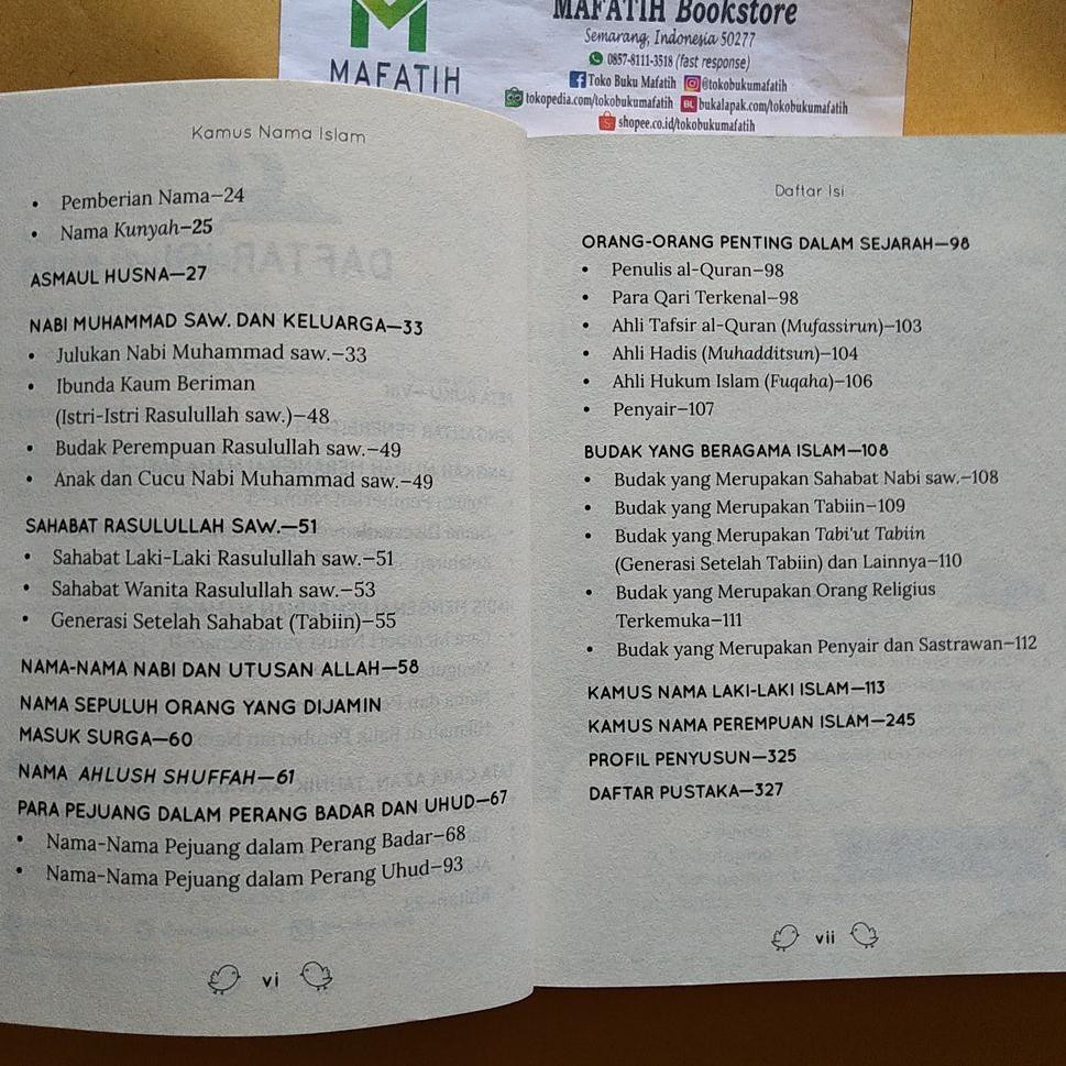 Kode 6357 Buku Nama Itu Doa Kamus Nama Islam Turos Pustaka