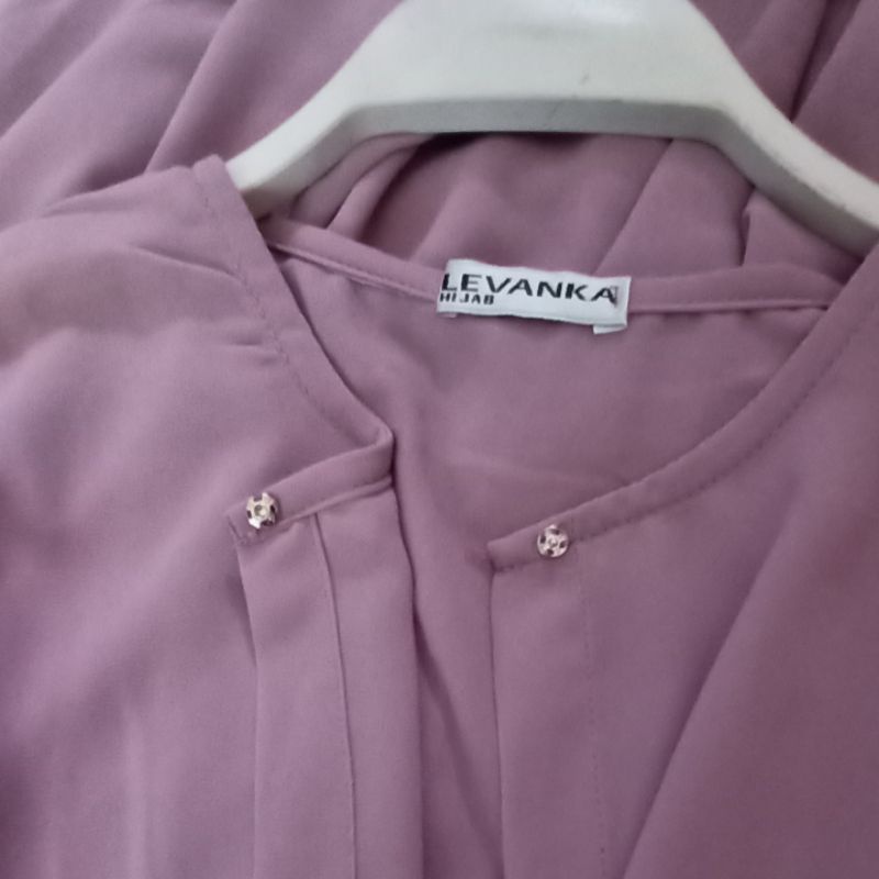 TERBARU !! ZAHRA Long Outer Ruffle / Kardigan Ceruti Panjang Tanpa Lengan