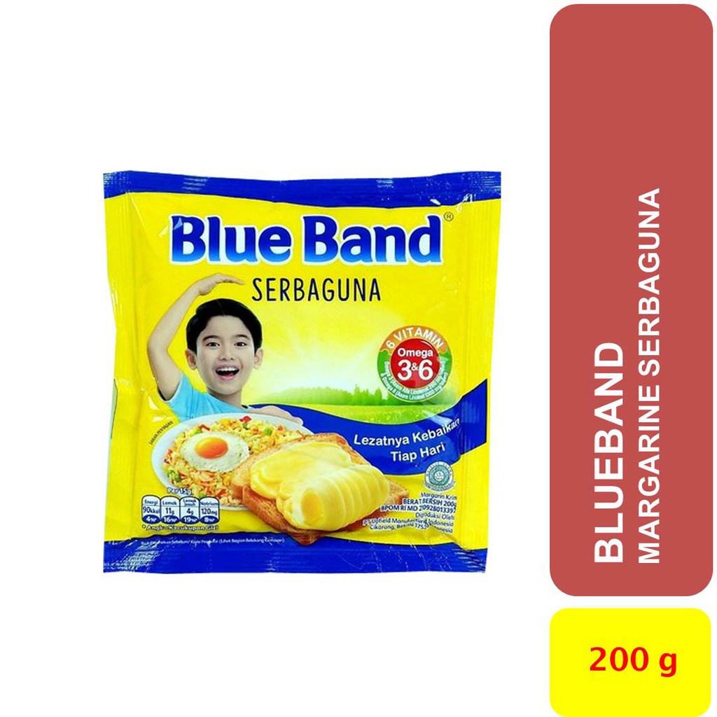 

Margarine kemasan 200 g merk BLUE BAND