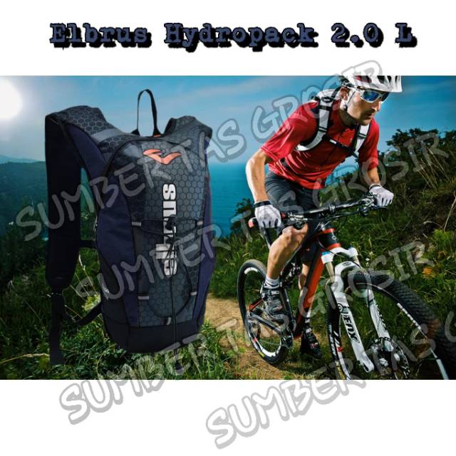 Elbrus - Hydropack Cycling Backpack Tas Sepeda Ransel Pria 2.0