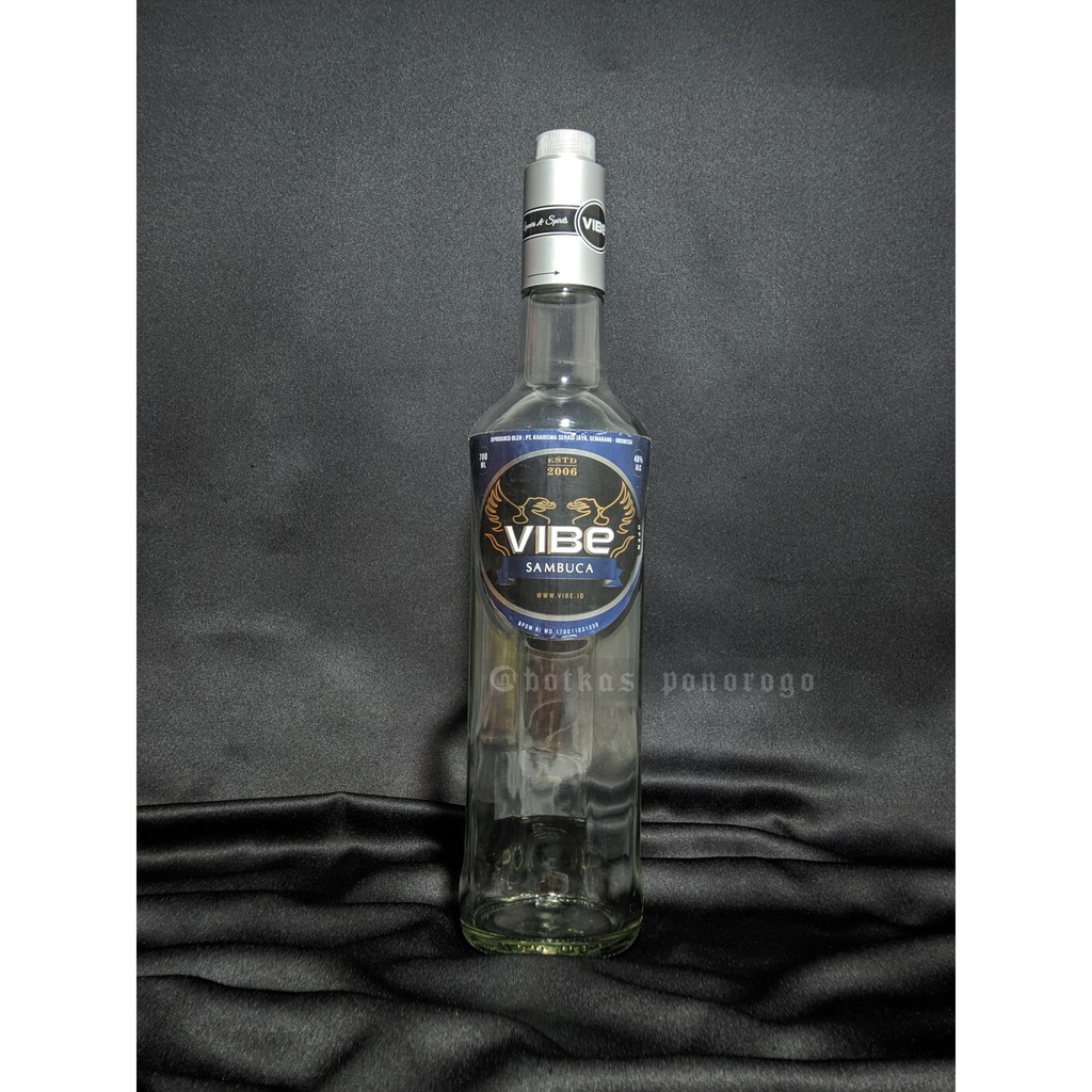 Botol Bekas Minuman Keras Vibe Murah Buat Pajangan Dinding