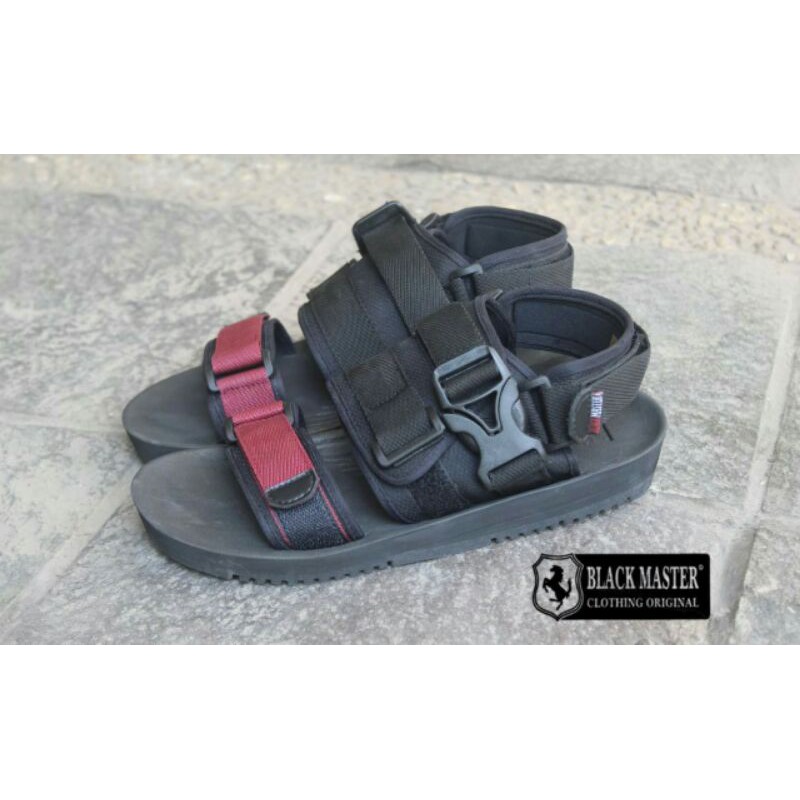 sandal sg black master original sendal gunung sendal pria kasual..