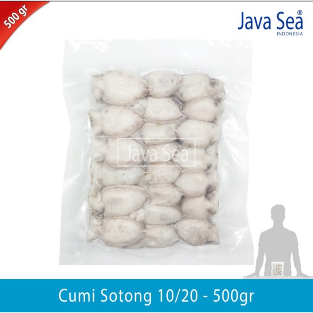 

Cumi Sotong Utuh / Blakutak 10/20 pack 500gr JAVA SEA