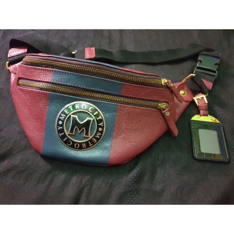 waist bag metrocity full leather original rare item