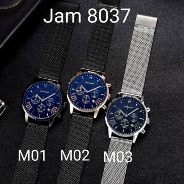 Jam Tangan Pria Jims Honey Timepiece 8037 Original