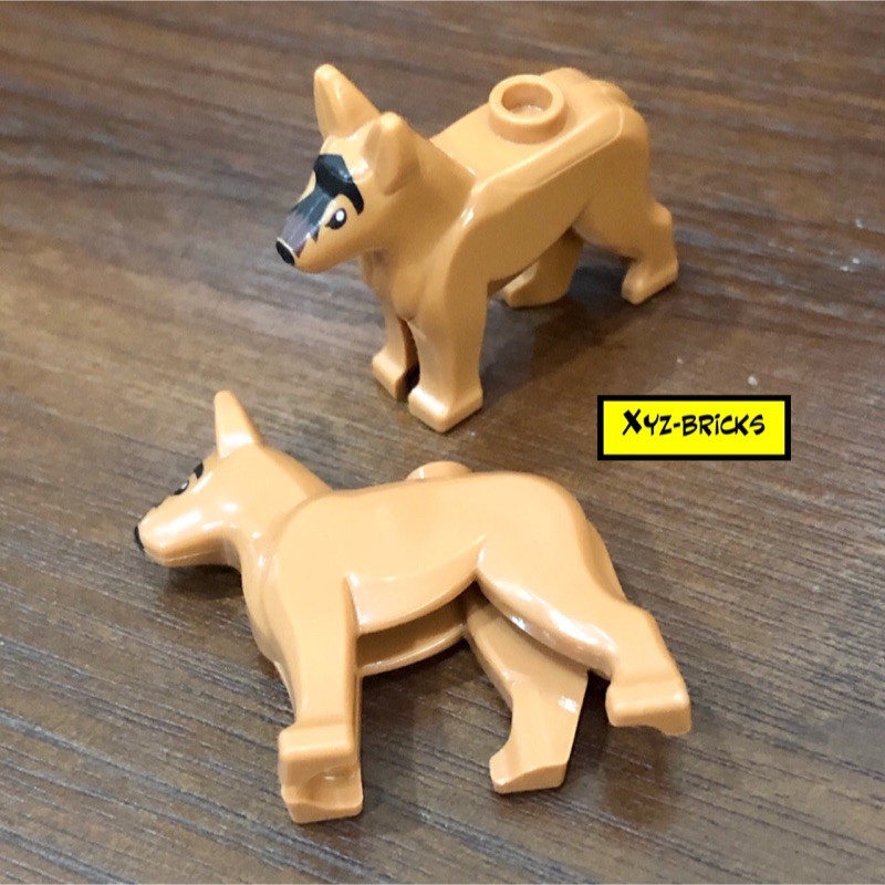 LEGO PARTS 4614195 Animal - Dog with Deco Medium Nougat