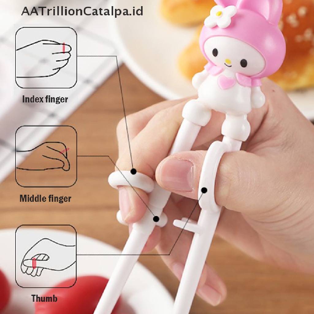 Aatrillioncatalpa Sumpit Motif Kartun Bahan ABS Untuk Anak Belajar