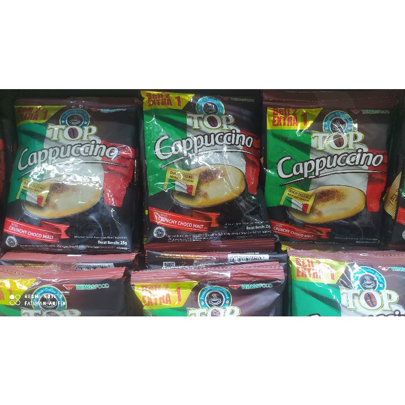 

Top Coffe Cappucino 25 gr( Renceng ) isi 15