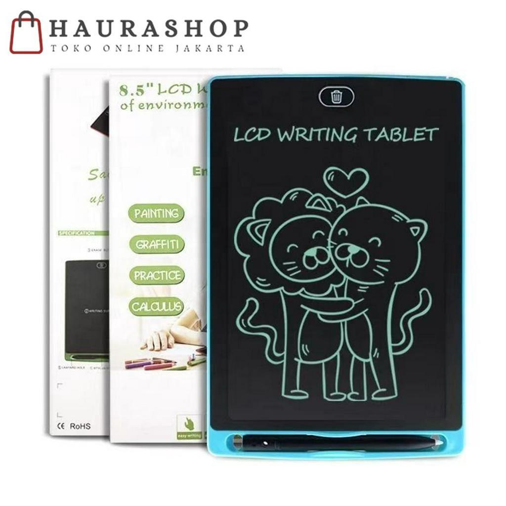 LCD Drawing Writing Tablet 8.5 Inch Mainan Papan Tulis Anak